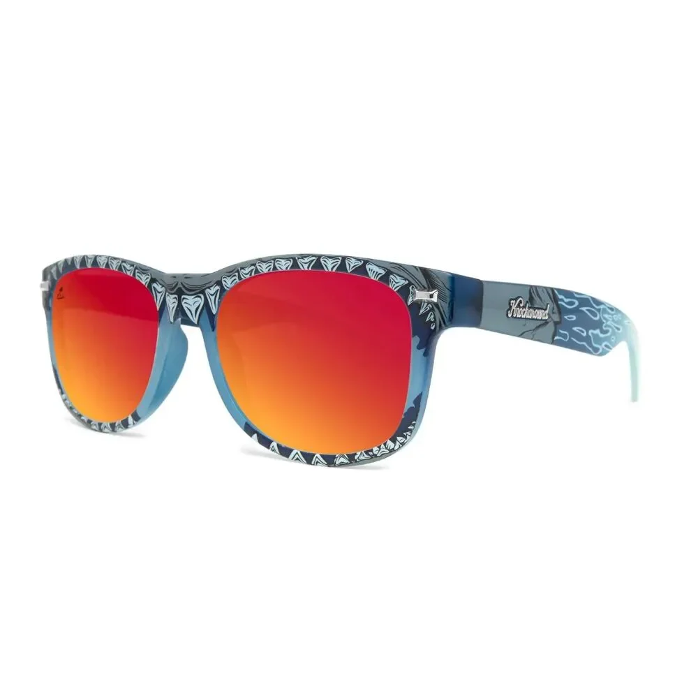 Knockaround X Discovery SHARK WEEK 2022 Fort Knocks Polarized Premium Sunglasses